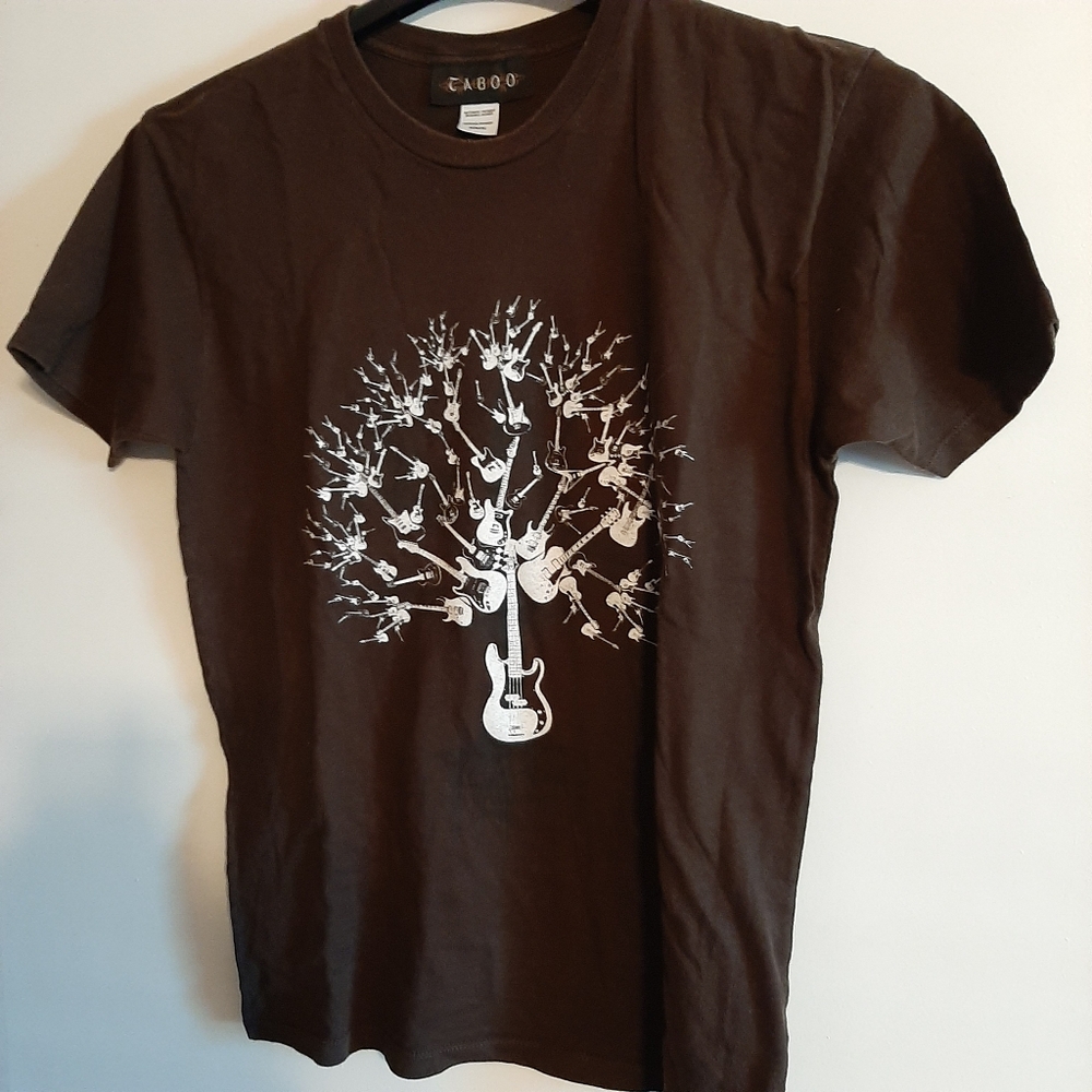 Taboo Vintage Guitar Tree kids shirt Size Medium